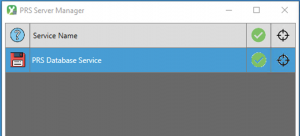 PRS Database Service - Running.png